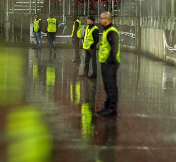 Group of maershalls on the stadium