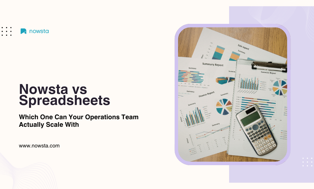 Nowsta vs Spreadsheets | NOWSTA